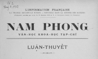 L&ecirc; Văn Phong. Sự phổ biến chữ Quốc ngữ tr&ecirc;n Đ&ocirc;ng Dương tạp ch&iacute; v&agrave; Nam Phong tạp ch&iacute;