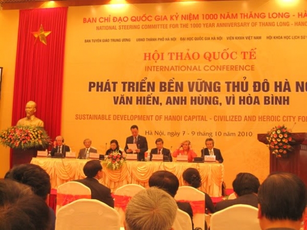 Hội thảo quốc tế &ldquo;Ph&aacute;t triển bền vững Thủ đ&ocirc; H&agrave; Nội..."