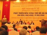 Hội thảo quốc tế &ldquo;Ph&aacute;t triển bền vững Thủ đ&ocirc; H&agrave; Nội..."