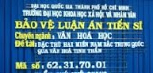 Bảo vệ LA Tiến sĩ của Trần Ph&uacute; Huệ Quang ng&agrave;y 25-3-2014