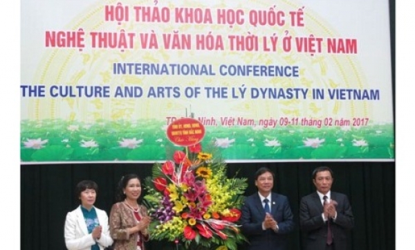 Quế Trần &ndash; Tuấn T&uacute;. Hội thảo khoa học quốc tế &ldquo;Nghệ thuật v&agrave; văn h&oacute;a thời L&yacute; ở Việt Nam&rdquo;